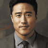 Aesthetic Randall Park Celebrities Diamond Painting