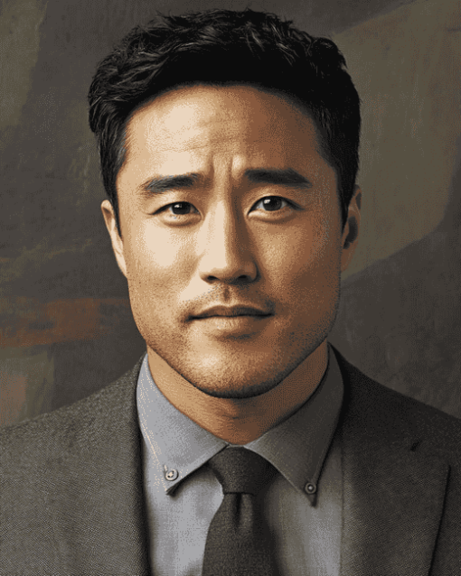 Aesthetic Randall Park Celebrities Diamond Painting