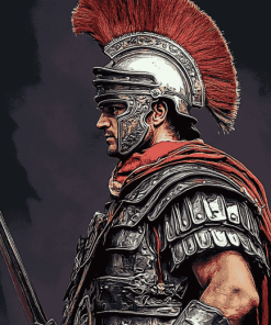 Aesthetic Roman Soldier Diamond Painting