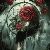 Aesthetic Rose Dreamcatcher Diamond Painting