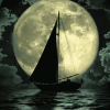 Aesthetic Sailboat Under Moonlight Diamond Painting