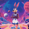 Aesthetic Space Jam Animation Diamond Painting