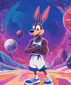 Aesthetic Space Jam Animation Diamond Painting