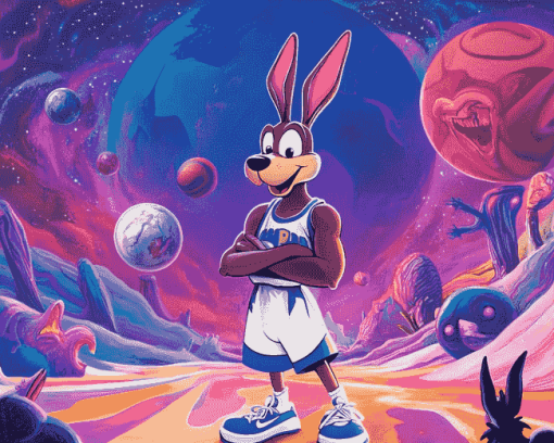 Aesthetic Space Jam Animation Diamond Painting