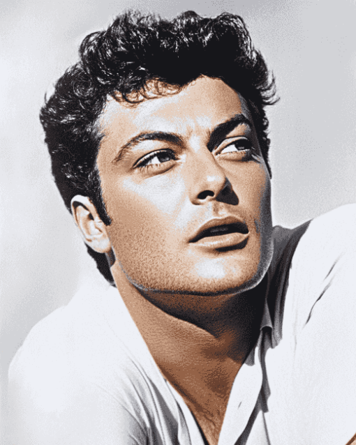 Aesthetic Tony Curtis Celebrity Diamond Painting