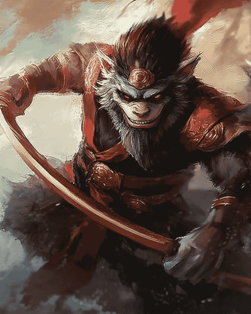 Aesthetic Wukong Creature Diamond Painting