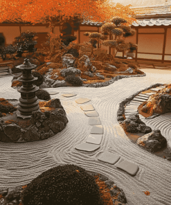 Aesthetic Zen Garden Landscape Diamond Painting