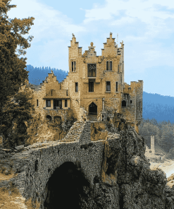 Aggstein Castle Austrian Gem Diamond Painting