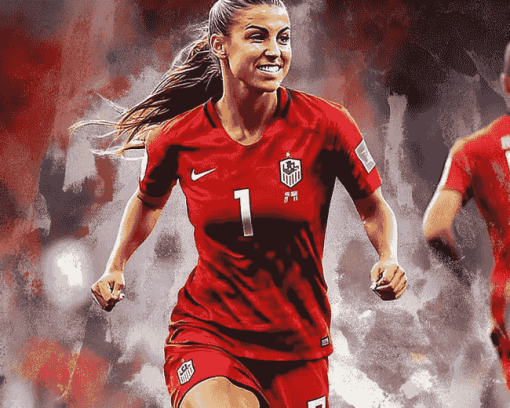 Alex Morgan Famous Footballer Diamond Painting