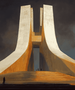 Algerian National Martyr's Monument Diamond Painting