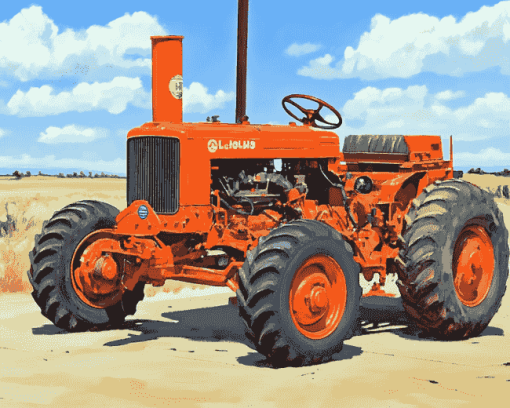 Allis Chalmers Engine Diamond Painting