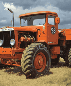 Allis Chalmers Engines Truck Diamond Painting