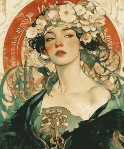 Alphonse Mucha Animation Diamond Painting