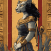 Ancient Sekhmet Goddess Diamond Painting