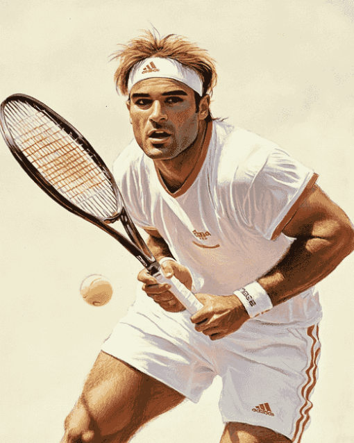 Andre Agassi Tennis Legend Diamond Painting