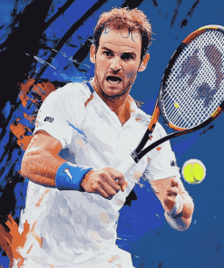 Andy Murray Famous Tennis Diamond Painting