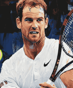 Andy Murray Tennis Legend Diamond Painting