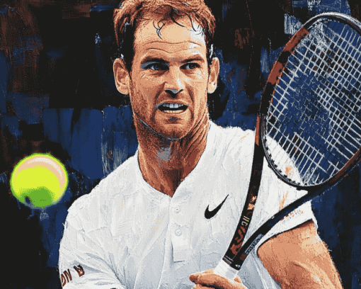 Andy Murray Tennis Legend Diamond Painting