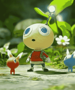 Animated Pikmin Video Game Diamond Painting