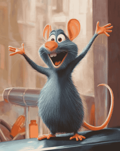 Animation Ratatouille Diamond Painting