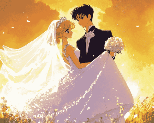 Anime Wedding Romance Diamond Painting