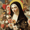 Antique St Theresa Diamond Painting