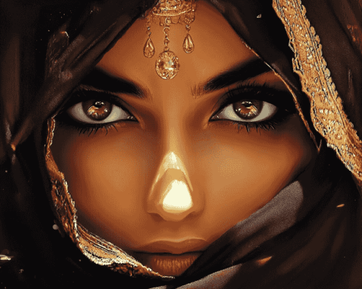 Arab Woman Diamond Painting