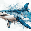 Artistic Hammerhead Diamond Painting