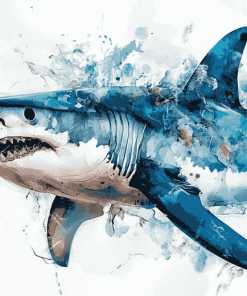 Artistic Hammerhead Diamond Painting