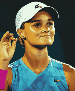 Ashleigh Barty Tennis Star Diamond Painting