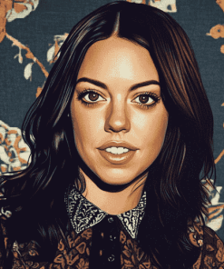 Aubrey Plaza Celebrity Diamond Painting