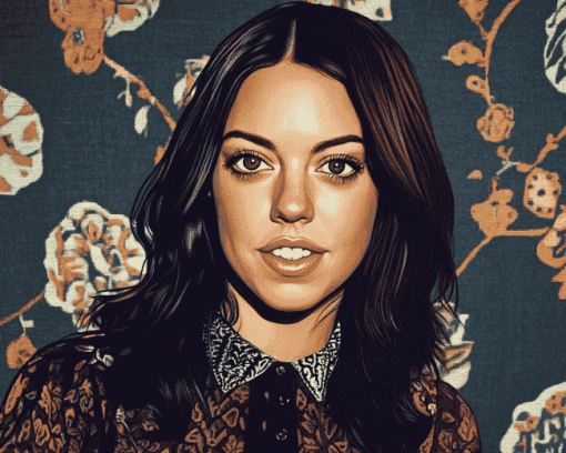 Aubrey Plaza Celebrity Diamond Painting