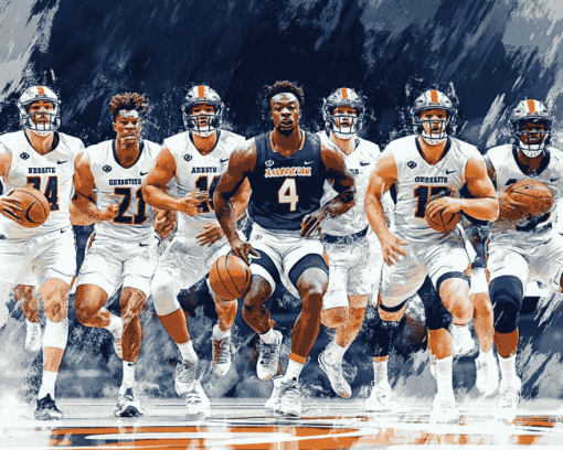 Auburn Tigers Basketball Stars Diamond Painting