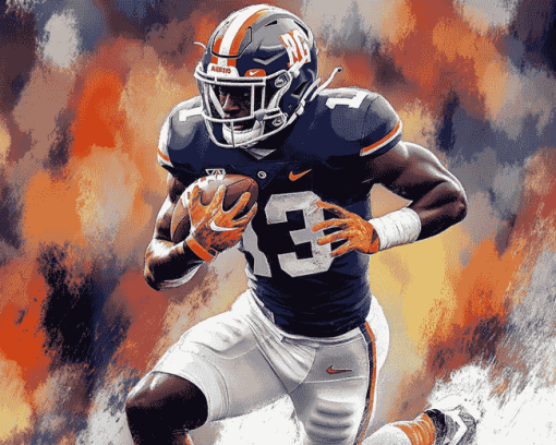 Auburn Tigers Football Diamond Painting