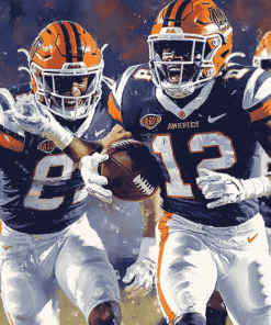 Auburn Tigers Football Spirit Diamond Painting