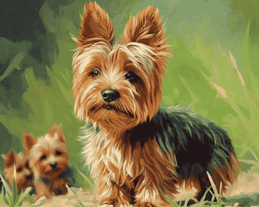 Australian Terrier Puppy Diamond Painting