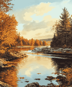 Autumn Landscapes of Upstate New York Diamond Painting