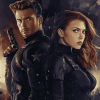 Avengers Clint and Natasha Diamond Painting