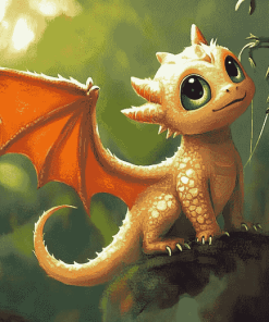 Baby Dragon Fantasy Diamond Painting