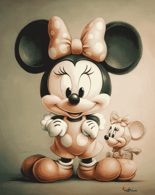 Baby Minnie Mouse Diamond Painting