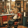 Barbershop Animation Diamond Painting