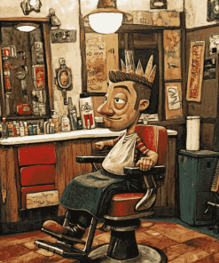 Barbershop Animation Diamond Painting