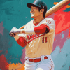 Baseball Pitcher Shohei Ohtani Diamond Painting