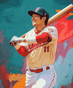 Baseball Pitcher Shohei Ohtani Diamond Painting