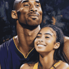 Basketball Legends Kobe and Gianna Diamond Painting