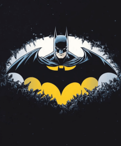 Batman Cartoon Symbols Diamond Painting