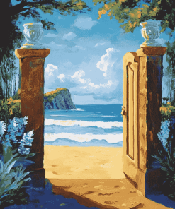 Beach Doorway Diamond Painting