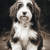 Bearded Collie Puppy Diamond Painting