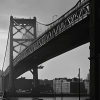 Benjamin Franklin Bridge Black And White Diamond Painting