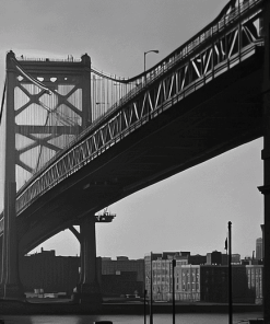 Benjamin Franklin Bridge Black And White Diamond Painting